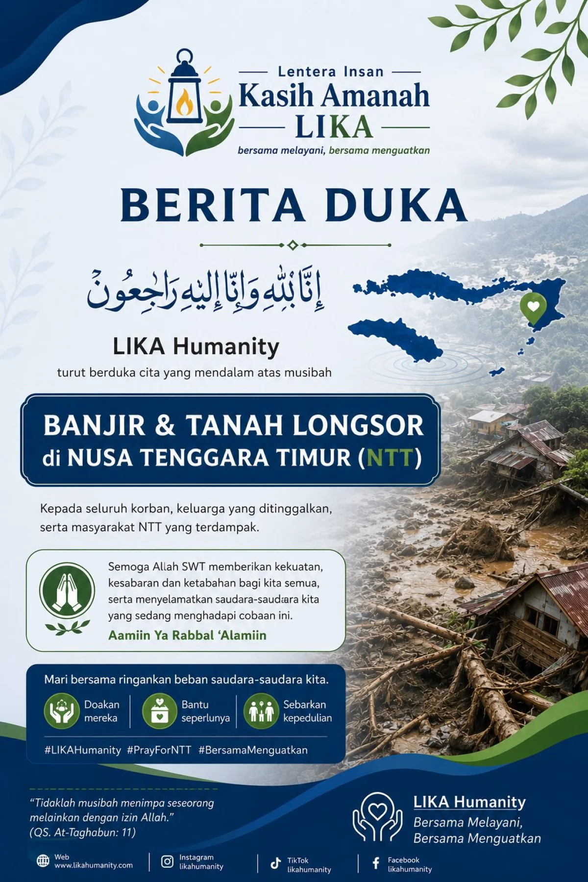 LIKA Humanity Sampaikan Duka atas Gempa NTT
